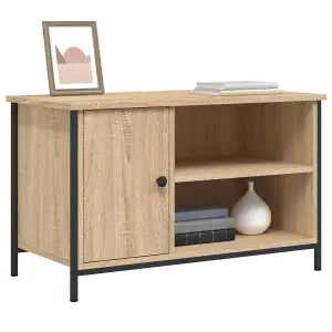 Berkfield TV Cabinet Sonoma Oak 80x40x50 cm Engineered Wood