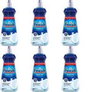 Finish Rinse Aid  Original 400ml (Pack of 6)