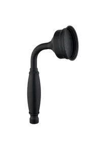 KeenFix Traditional Classic Victorian Shower Handset: Black