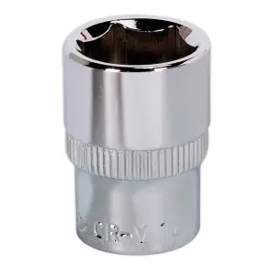 Sealey WallDrive Socket 14mm 3/8" Square Drive Fully Polished Finish Tool SP3814