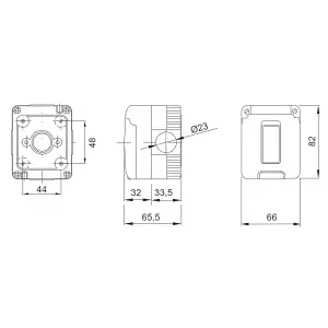 Gewiss GW27833 Weatherproof Light Switch IP55 16 Amp - 1 Gang 2 Way