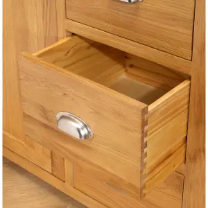 Birlea Woburn 1 Door 5 Drawer Wardrobe Oak