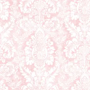 Galerie Abby Rose 4 Pink Valentine Damask Smooth Wallpaper