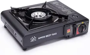 AMOS Gas Camping Stove Portable with Carrier Case