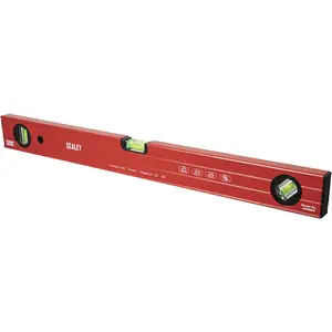 600mm Aluminium Ribbed Box Spirit Level - Accurate 45 Degree Angle Measurement Tool