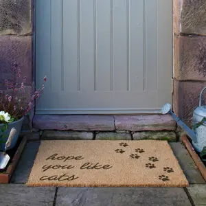 Hope You Like Cats Doormat (90 x 60cm)