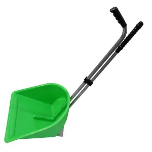 Horse Poop Scoop and Rake Green (Manure Equestrian Heavy Duty Lightweight)