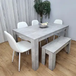 Kosy Koala Dining Table Set with 4 Chairs and a Bench Dining Room and Kitchen table set of 4