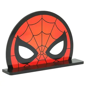 Marvel Spider-Man Small Wall Shelf, Red and Black, 42cm W X 8cm D X 27cm H