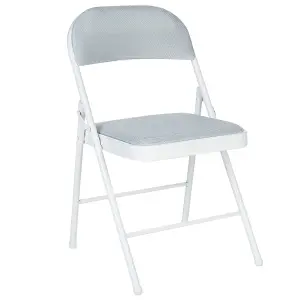 Set of 4 Chairs SPARKS Light Grey