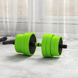 SPORTNOW Weight Dumbbells Set, Barbell, Kettlebell, Push Up Stand, 30kg