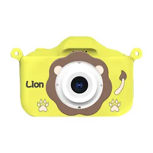 Yellow New 5s Mini Cartoon Fun HD Digital Lion Camera