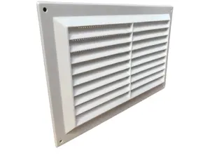 Louvre Vent With Fly Screen 9x6 White