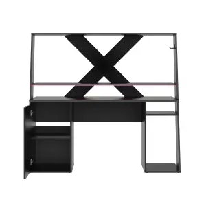 Diagone Black Ultimate Gaming Desk