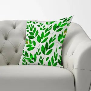 Watercolor Abstract Leaves Cushions 60cm x 60cm