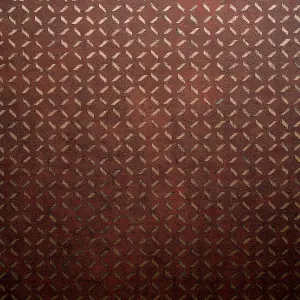 Galerie Urban Classics Antique Red Soho Metallic Industrial Grid Wallpaper Roll