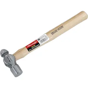 Neilsen 24oz Round Ball Pein Hammer Hickory Handle Engineers Machinists