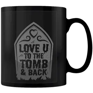 Grindstore Love U To The Tomb & Back Mug Black (One Size)