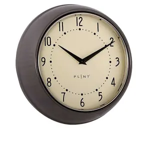 Clocks - Metal/Glass - L23 x W7 x H23 cm - Black