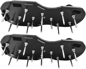 Lawn Aerator Shoes Garden Equipment Universal Fit Stainless Steel Spikes