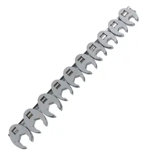 Crowfeet Crowfoot Wrench Crows Feet Spanner Socket 3/8 in Drive 10pc