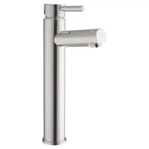 RAK Prima Tall Polished Chrome Modern Basin Tap Solid Brass