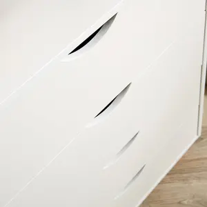 Home Source Boden 4 Drawer Chest White