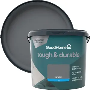 GoodHome Durable Hamilton Matt Emulsion paint, 5L