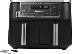 Ninja AF451UK Foodi MAX 9.5L Dual Zone Air Fryer With Smart Cook System And Probe