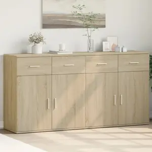 Oree 79cm Sideboard (Set of 2) Sonoma Oak