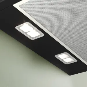 Bosch Series 4 DWK67FN60B Metal & plastic Angled Cooker hood (W)59cm - Black