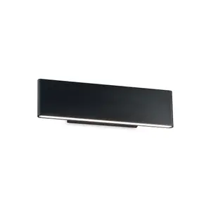 Luminosa Desk Integrated LED Indoor Wall Lamp 2 Lights Black 3000K