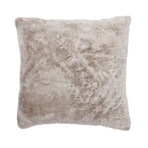 Stone Rabbit faux fur Indoor Cushion (L)43cm x (W)43cm