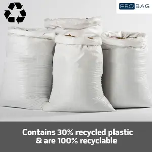 PRObag - Rubble Sacks - SUPER HEAVY DUTY - Industrial Grade Woven Polypropylene Builders Rubble Sacks