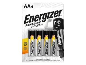 Energizer Alkaline Power AA E91 Pack 4