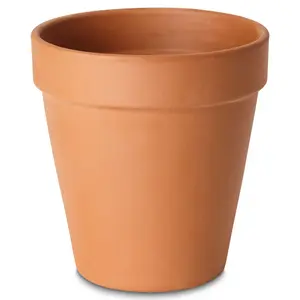 Verve Laleh Terracotta Plant pot (Dia) 27.3cm, (H)24.4cm, 9L