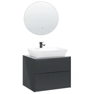 Bathroom Vanity Set Grey MANZON