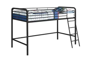 Midsleeper Bunk Bed Black, Single