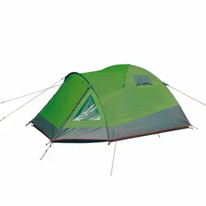 Camp Gear 3-Person Tent Missouri 300 x 180 x 125cm Green