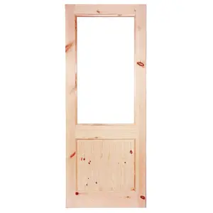 2XG Unglazed Redwood External Door 1981mm H x 762mm W x 44mm D