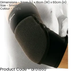 SMALL Neoprene Padded Elbow Support Compression Band - Slip On Minor Injuries