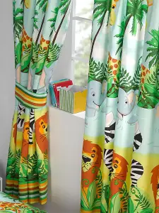 Jungle-Tastic Lined 54'' Curtains