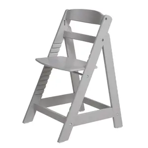 Sit Up High Chair Light grey