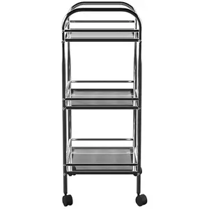 LUCY 3 TIER BATHROOM/KITCHEN/BEAUTY SALON STORAGE TROLLEY