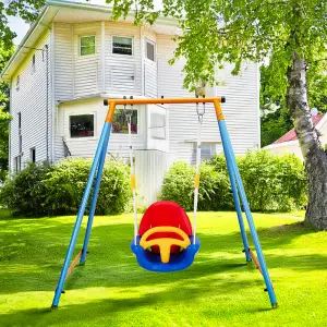 Safety Garden Rope Swing Seat for Detachable Hanging Seat with Support Back Baby Seat