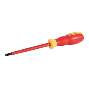 Silverline VDE Soft-Grip Electricians Screwdriver Slotted - 1.0 x 5.5 x 125mm