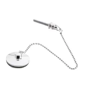 Ceramic Accessories Basin Plug & Chain - Chrome