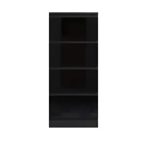 4 Drawer Chest Of Drawers High Gloss Black Bedroom Furniture