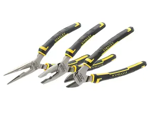 Stanley STA484488 FatMax 3 Plier Set 4-84-488 Long Nose Diagonal Combination