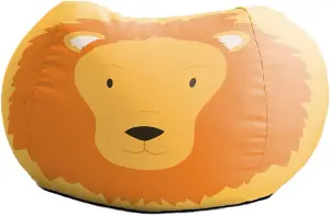 rucomfy Printed Indoor Lion Animal Children's Medium Beanbag